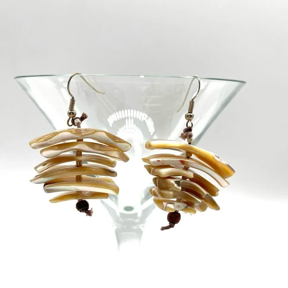 Mother of Pearl Dangle Earrings